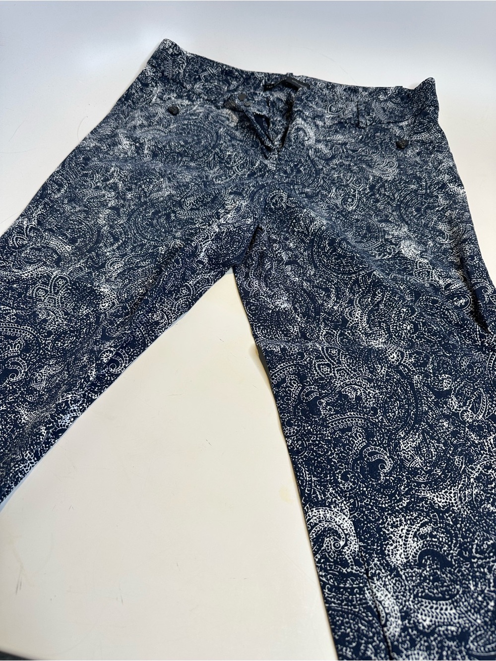 The Limited Paisley Cropped 14 Slim Pant R